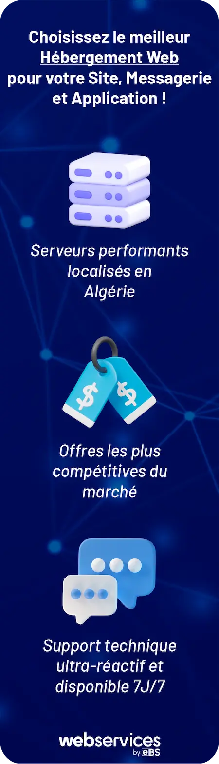 hébergement en algérie par webservices